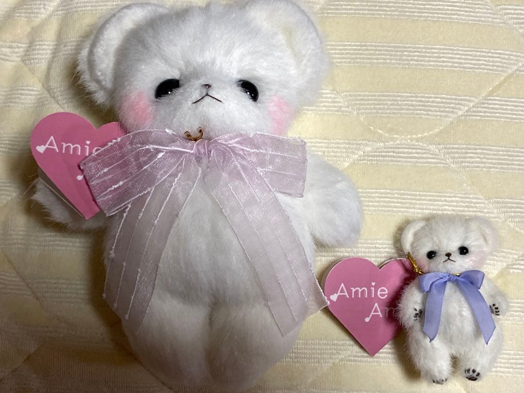 ハンドメイド作家様　ユヅチヨ様　2体　Amie Amy 岩崎紗妃 様　テディベア