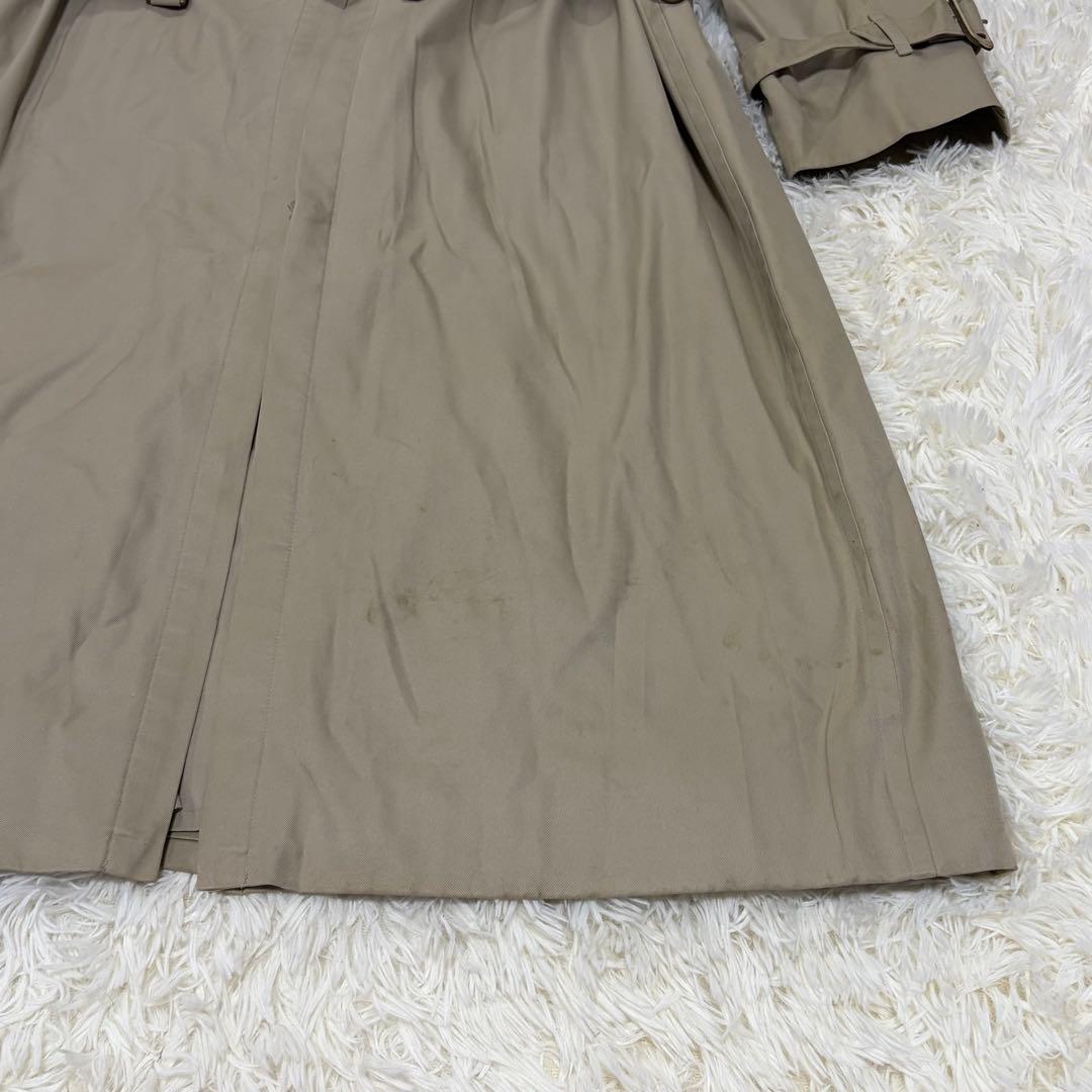 バーバリーズ トレンチコート ベルト ノバチェック ベージュ L