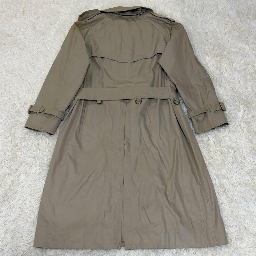 バーバリーズ トレンチコート ベルト ノバチェック ベージュ L