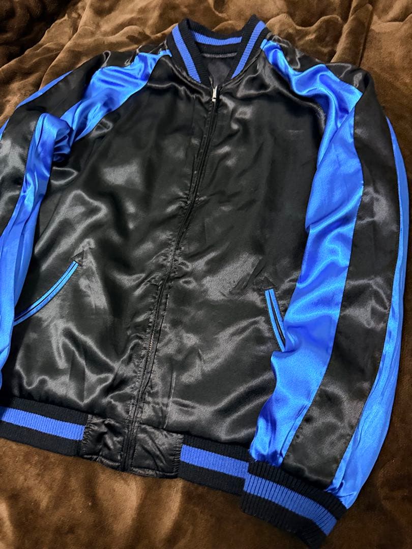 ２面用 Jaanese Script 骸骨 スカル 日本限定 スカジャン