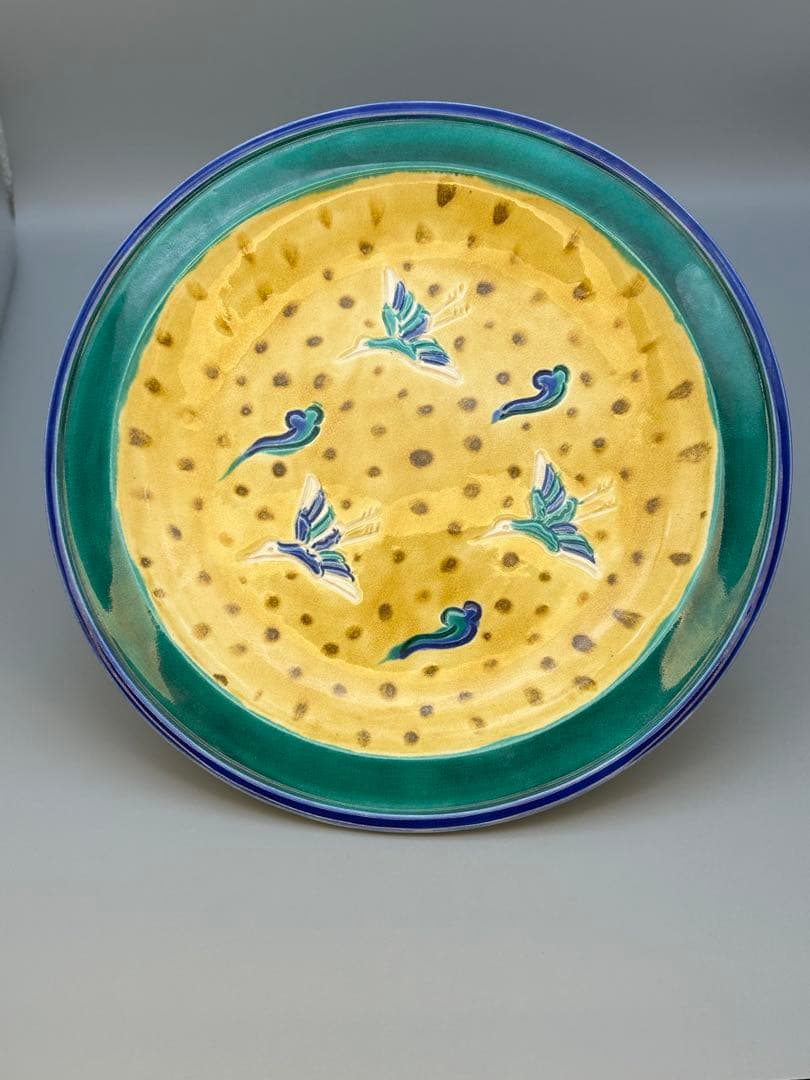 茶道具　菓子器　永楽善五郎　鶴