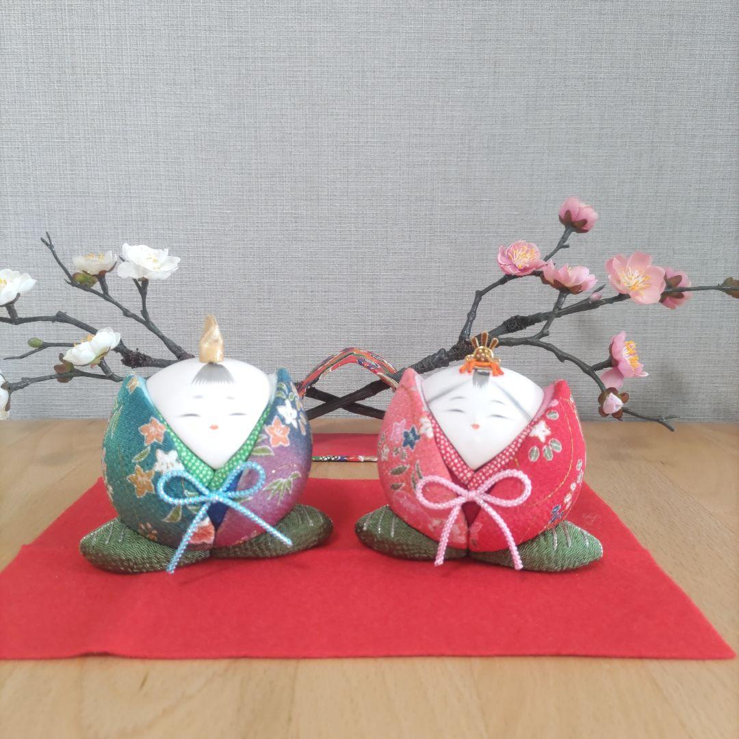 木目込人形❀ひな祭り❀ ひな人形 2体セット