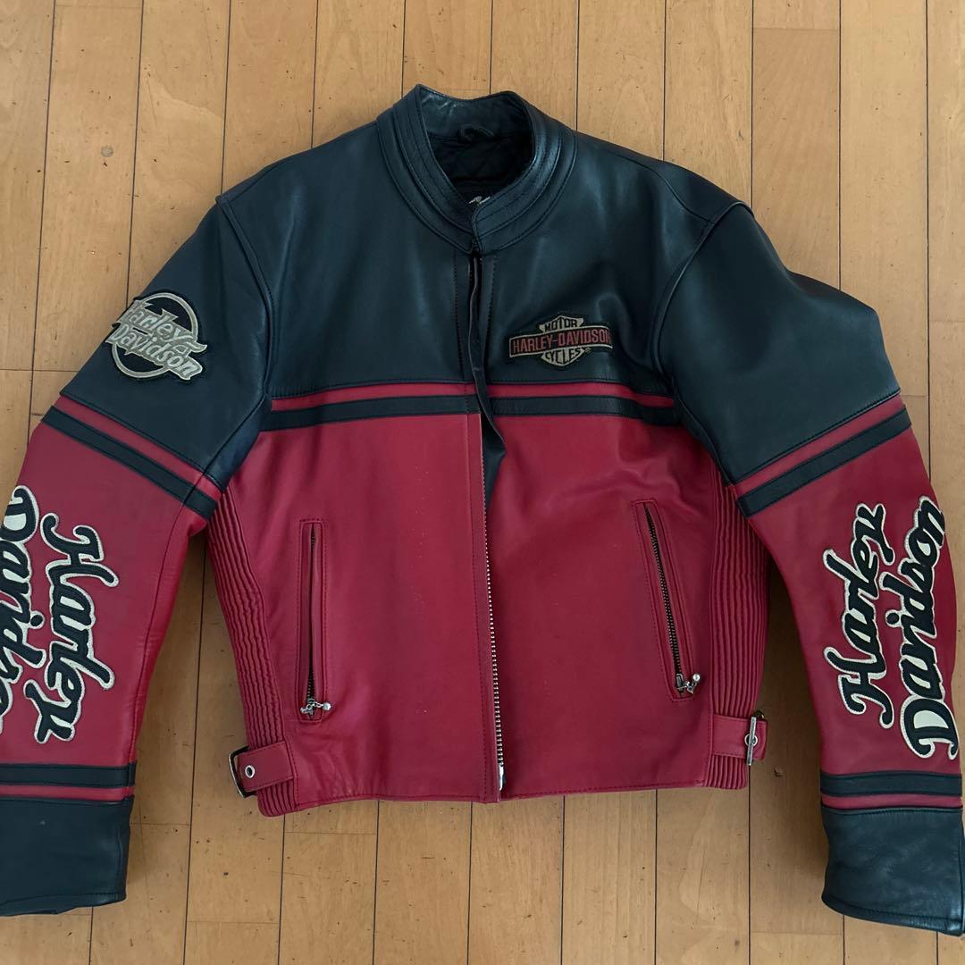 ★HARLEY DAVIDSON★M レザージャケット ライダースジャケット