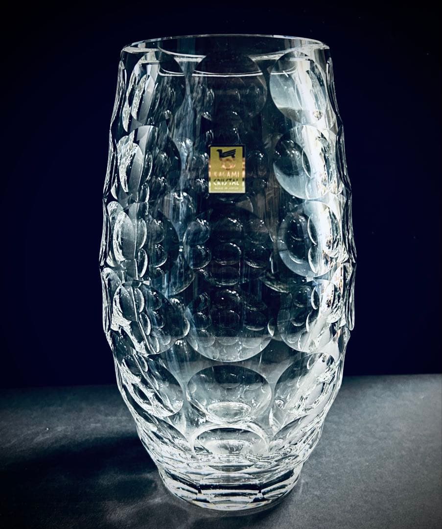 各務クリスタル　フラワーベース 花瓶　②