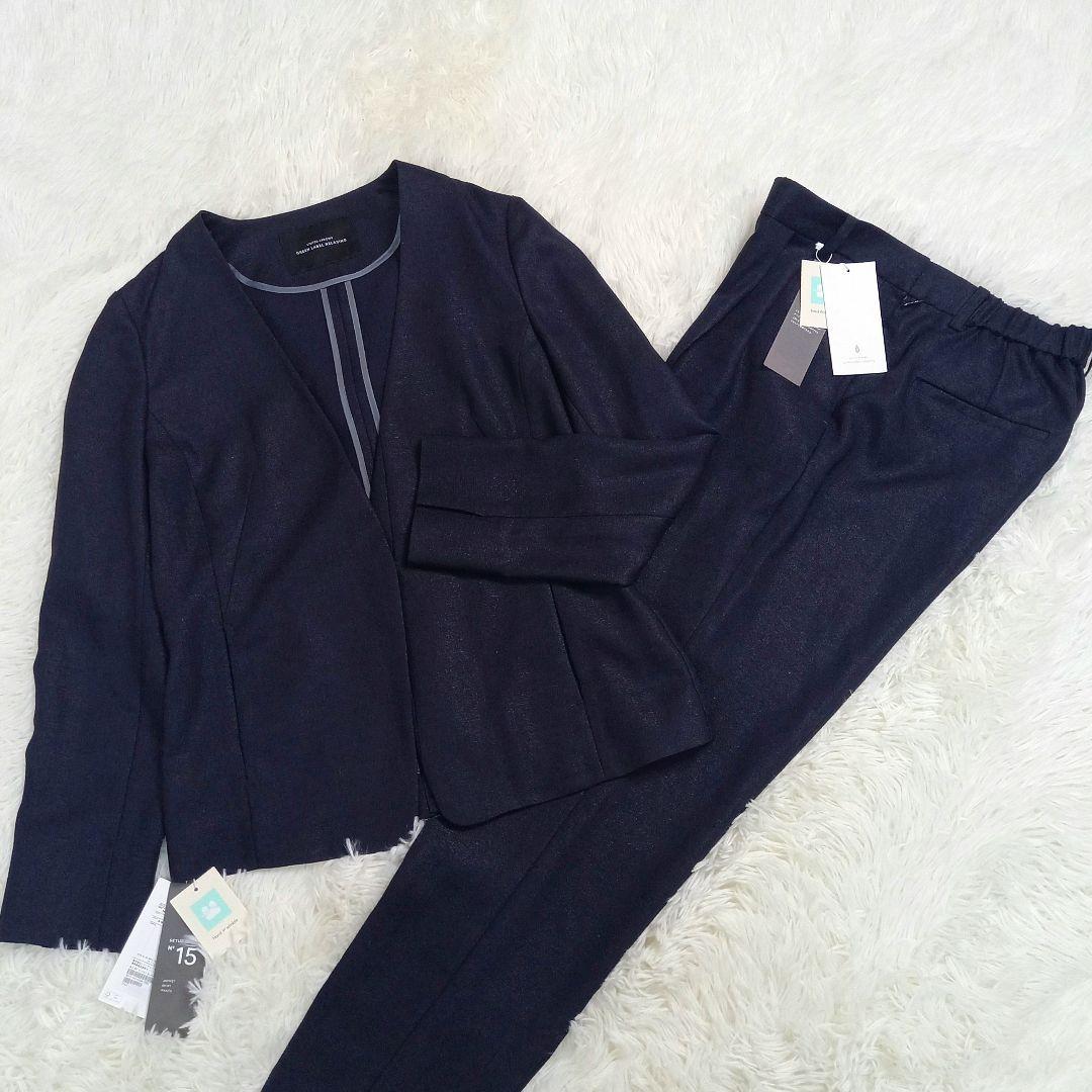 【新品・タグ付き】グリーンレーベルリラクシング リネンライク セットアップ 38