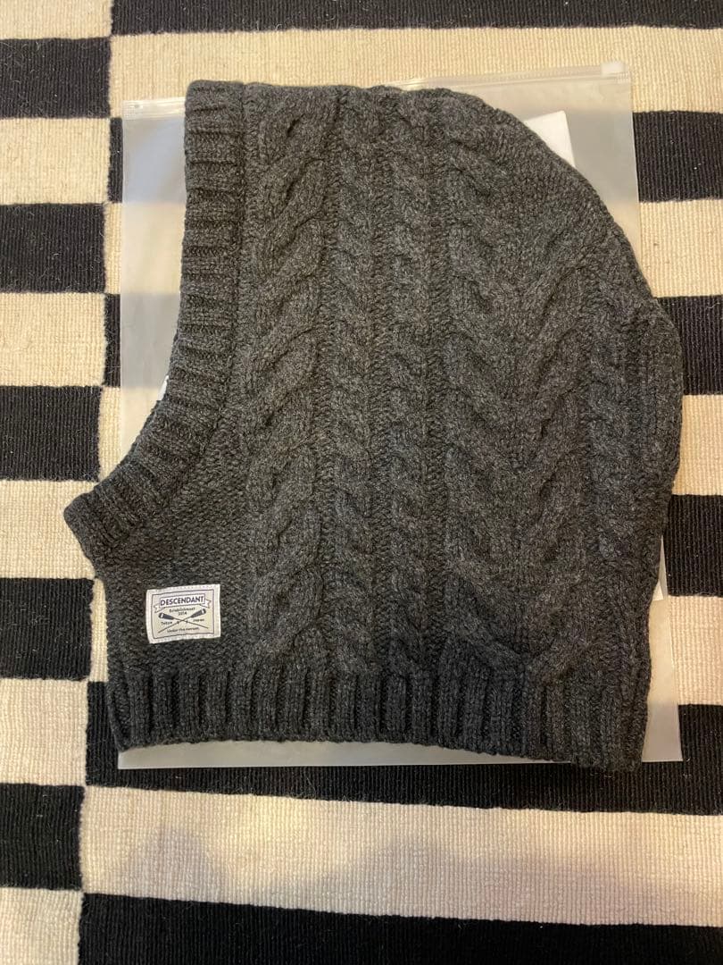 DESCENDANT SPEAR HOOD WORMER チャコール