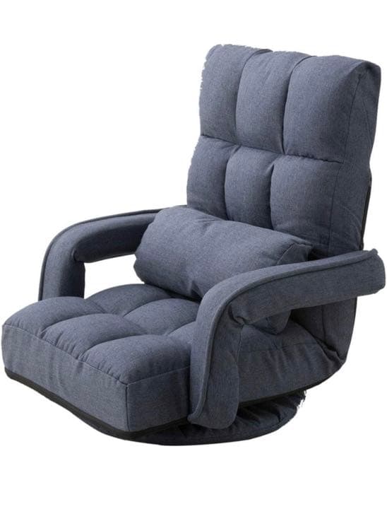 【新品未使用】回転座椅子 椅子 リクライニング 14段階 レバー式