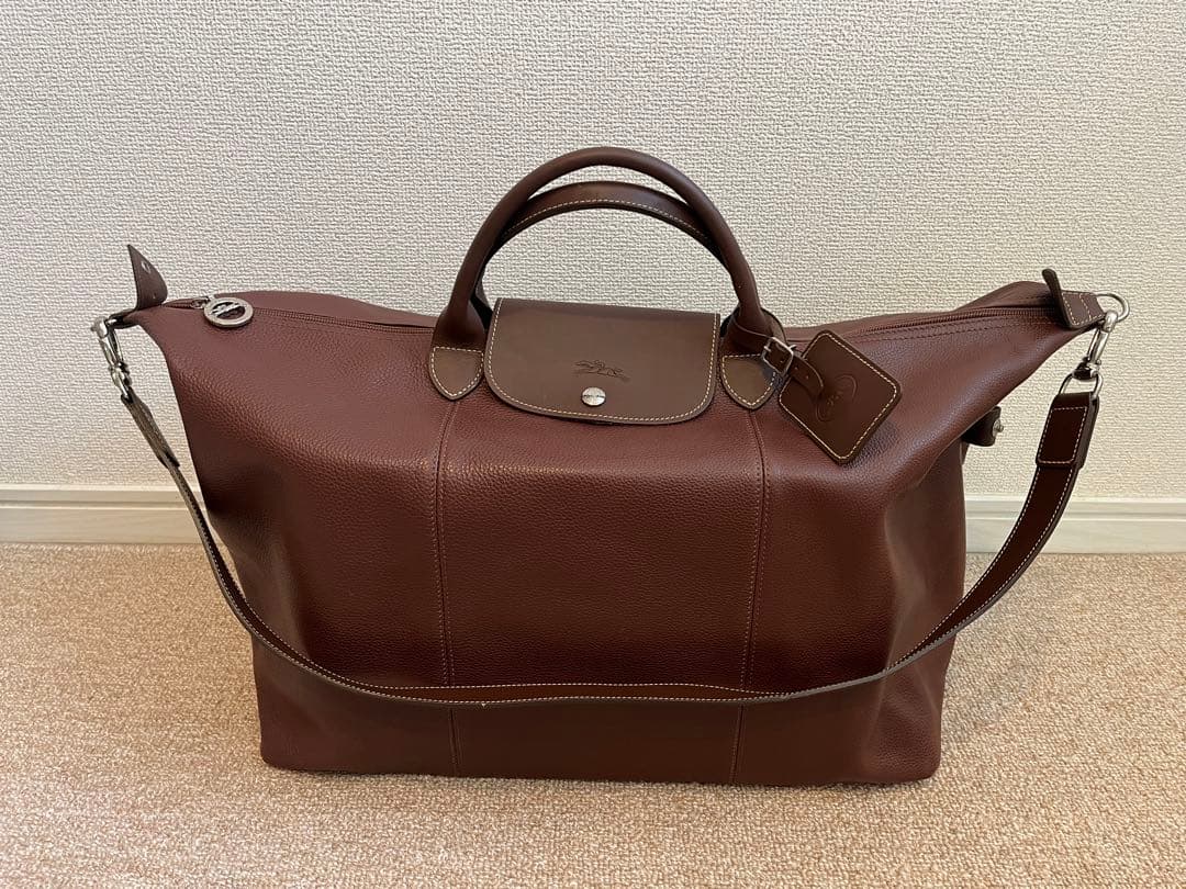 ロンシャン　バッグ　ブラウン