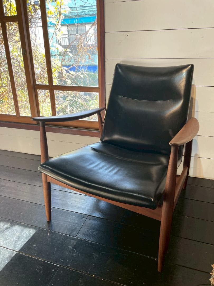 Ritzwell リッツウェル RIVAGE イージーチェア ブラックレザー