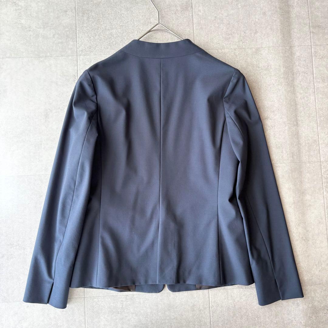 人気✨グリーンレーベルリラクシング カチリラ パンツスーツ 紺 38/36