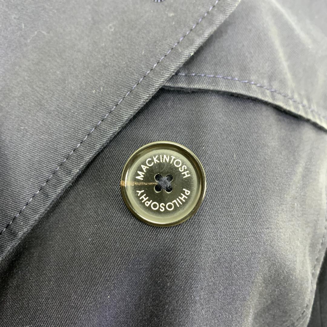 LA8688 マッキントッシュフィロソフィー トレンチコート ネイビー 紺 38