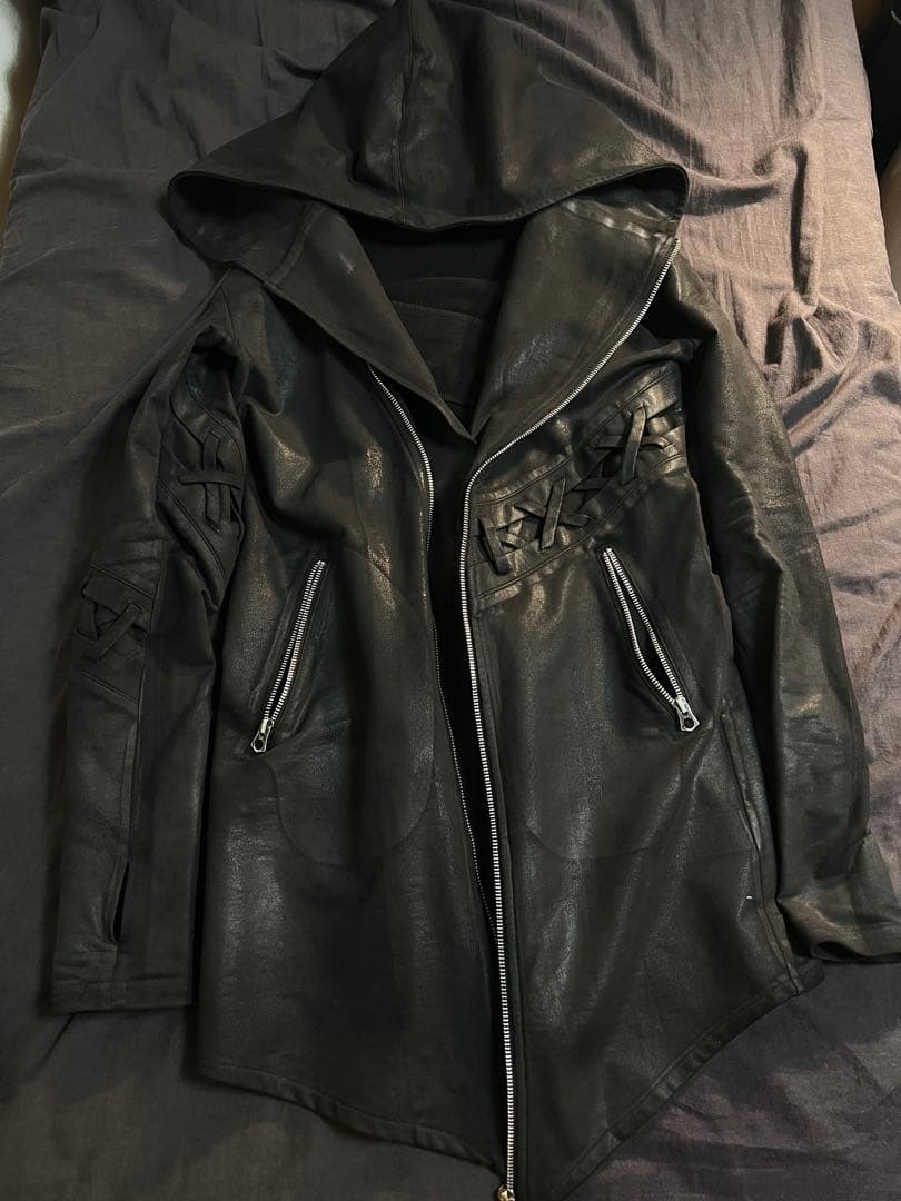 CIVARIZE フード付きレザージャケット　44