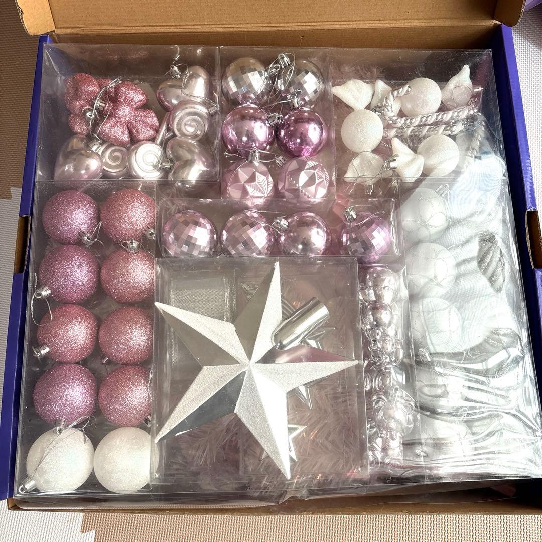 フランフラン★クリスマスツリー150センチ　ピンク色