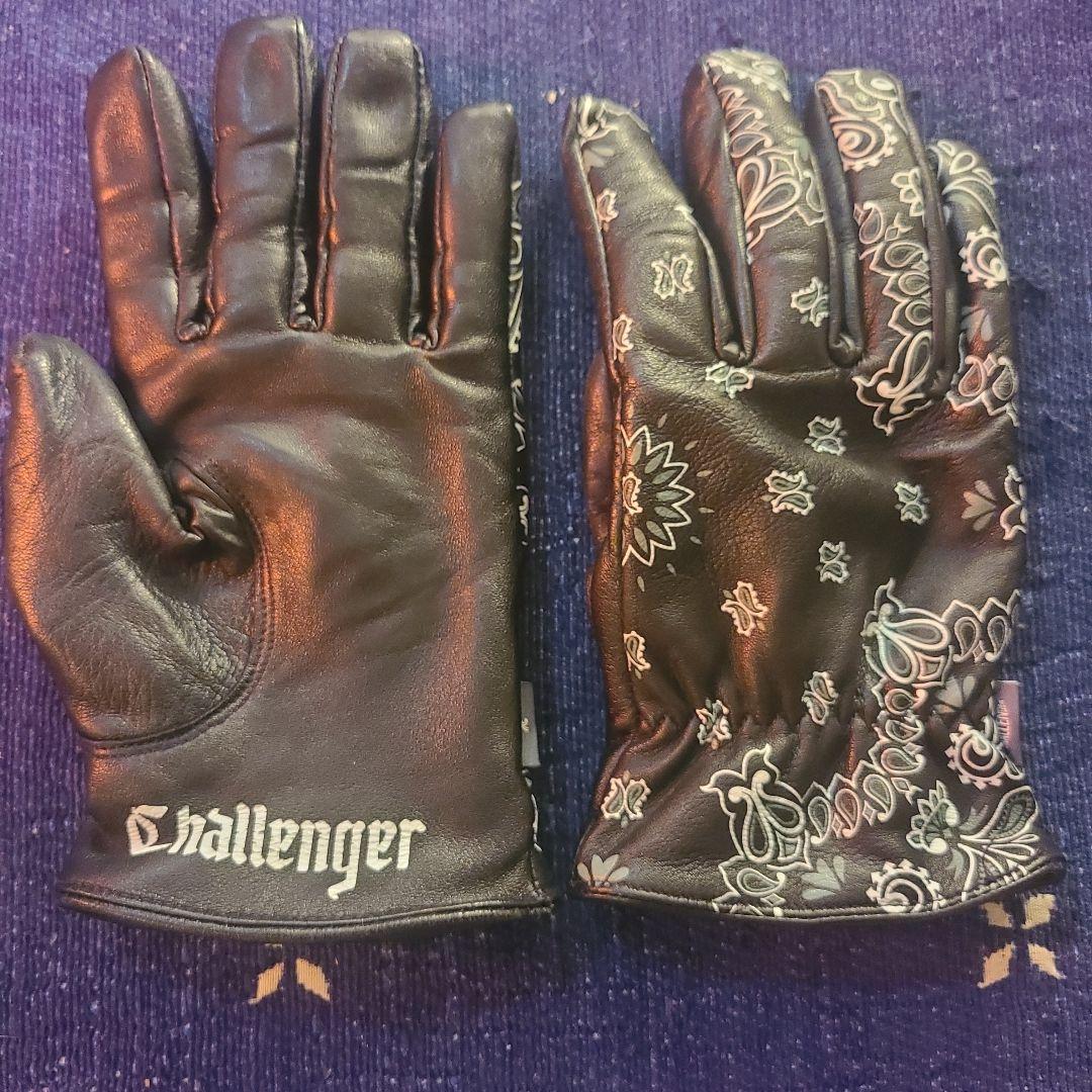 Challenger チャレンジャー ネイバーフッド サムズ レザー手袋 L