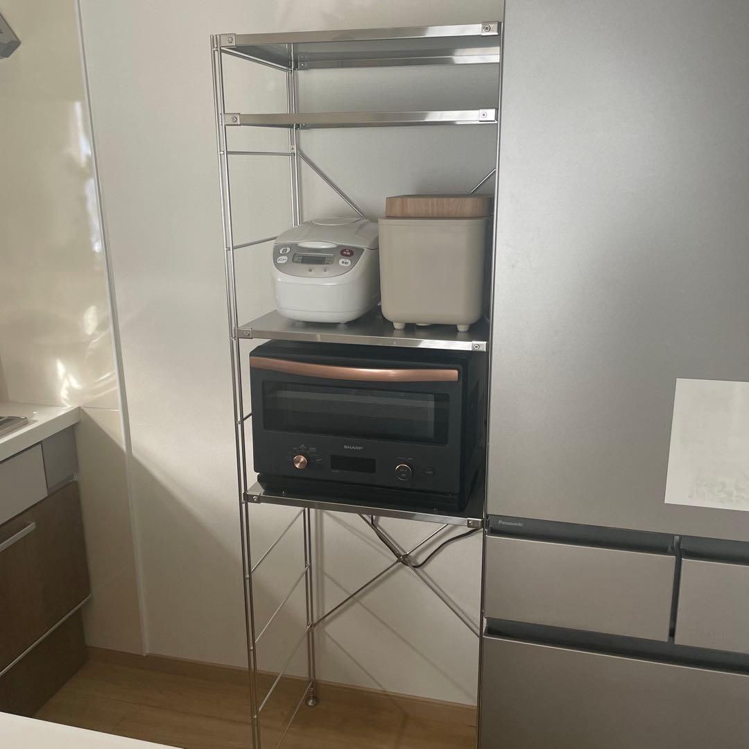 無印良品　MUJI ステンレスユニットシェルフ・棚大