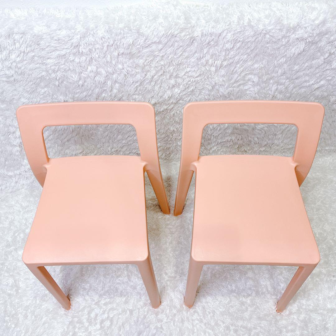 スタッキングチェア ダイニングチェア スツール 北欧 デザイナーズ 2脚セット