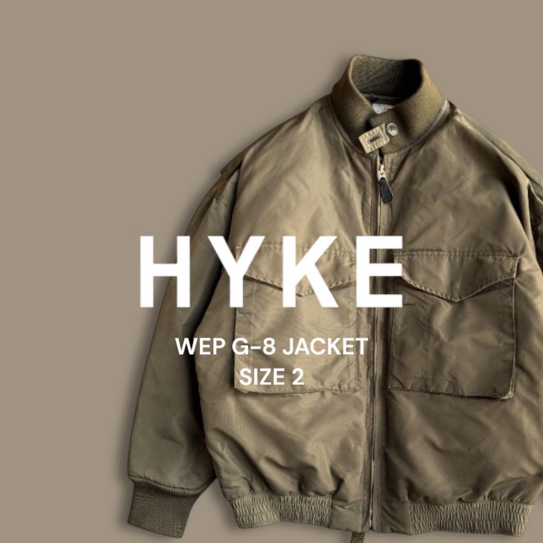【美品】HYKE ハイク　WEP G-8 フライトジャケット　サイズ2