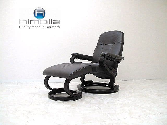 【展示品】ヒモラ「ゼロストレス」本革パーソナルチェア 　リクライニングチェア