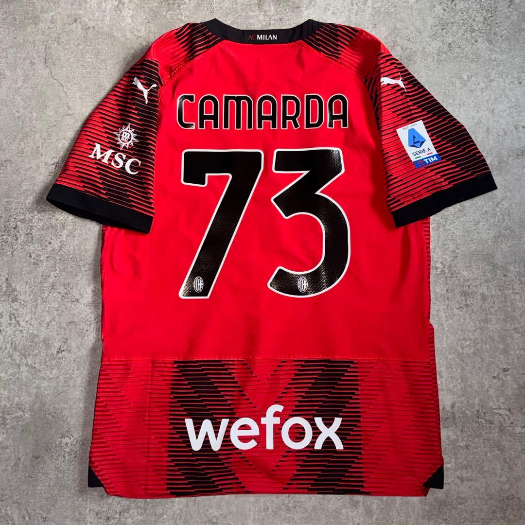 【新品タグ付】ACミラン 23/24 #73 カマルダ オーセンティック
