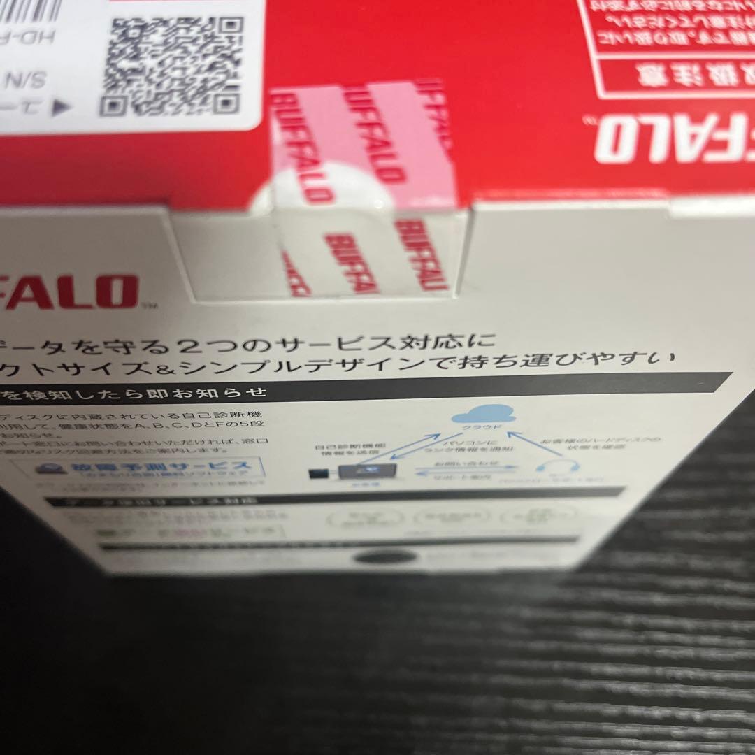 新品未開封 BUFFALOポータブルHDD2TBHD-PCFS2.0U3-BBA