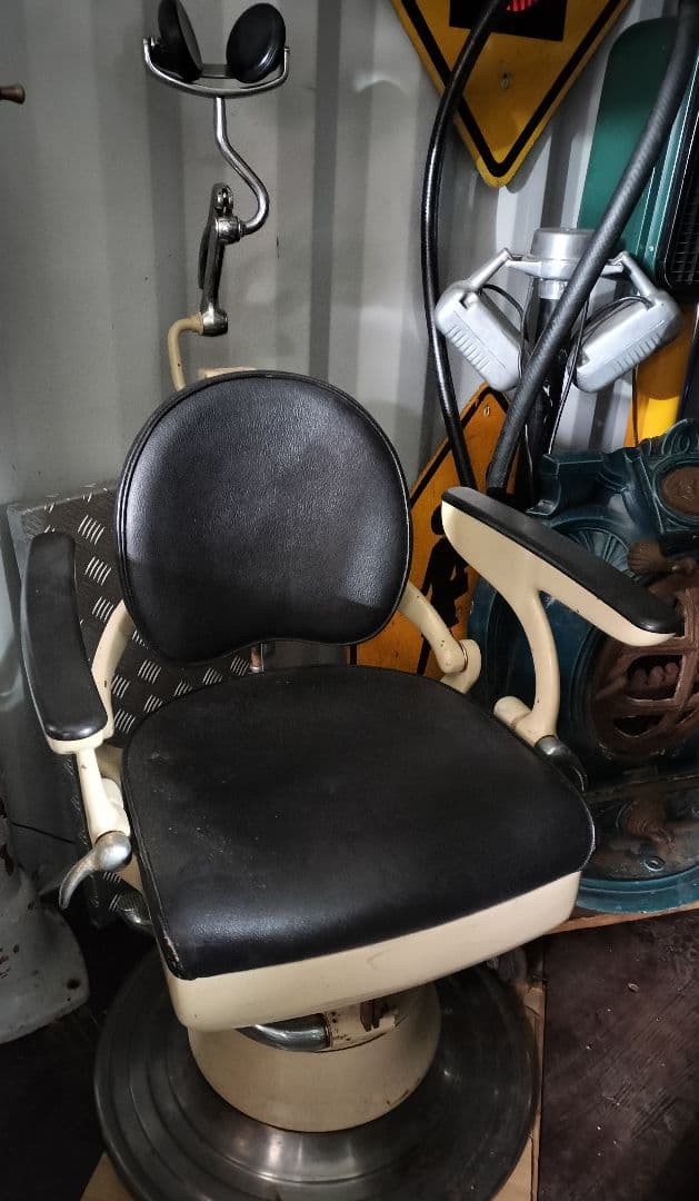 歯科用椅子 理容・美容・床屋用椅子 昭和初期 昭和レトロ 世田谷ベース