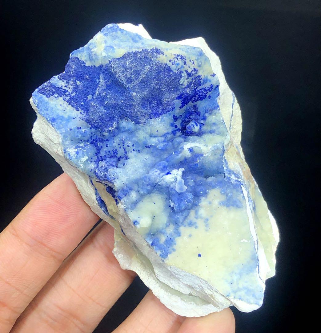 天然ブルーアラゴナイト標本 Natural Blue Aragonite