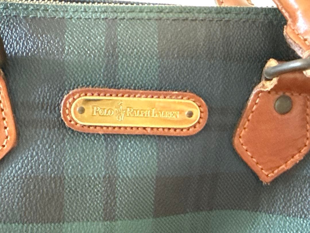 Polo Ralph Lauren タータンチェック ボストンバッグ