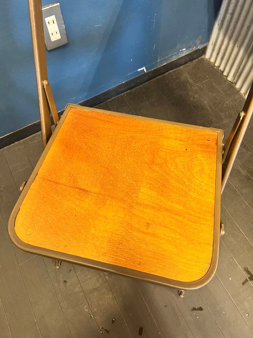 12/16迄送料込Clarin フォールディングチェア クラリン ヴィンテージ2