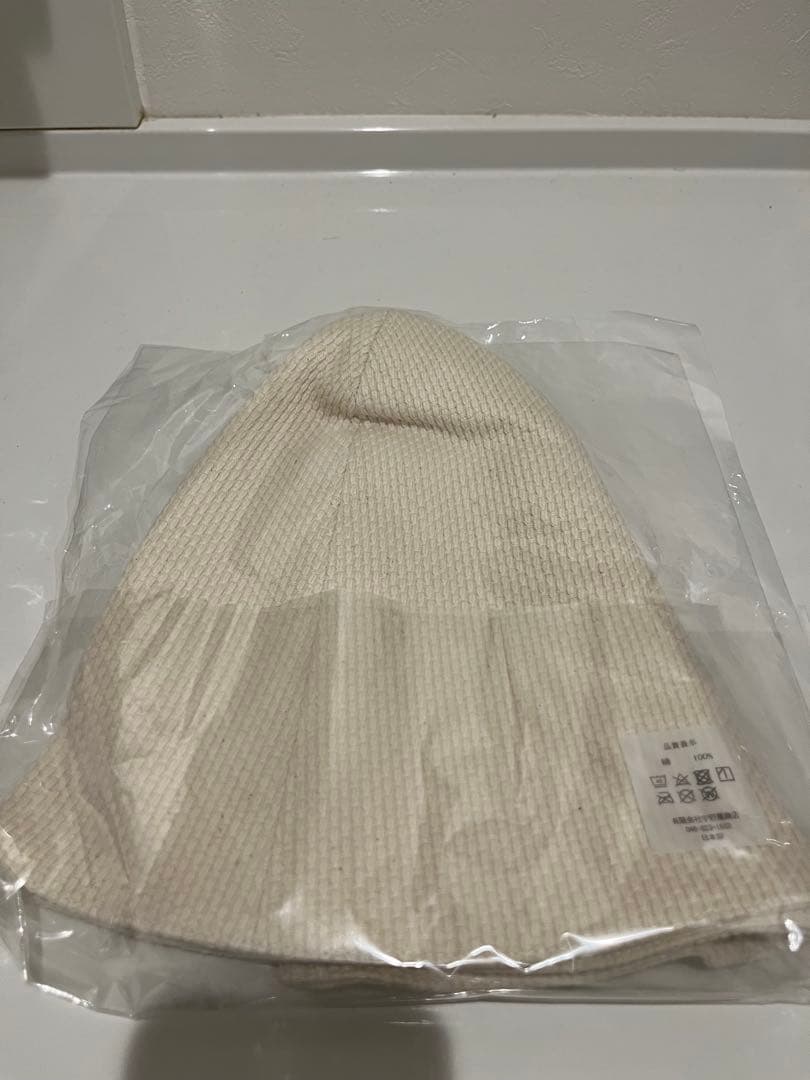 100 ATHLETIC サウナハット アイボリー 新品　未使用