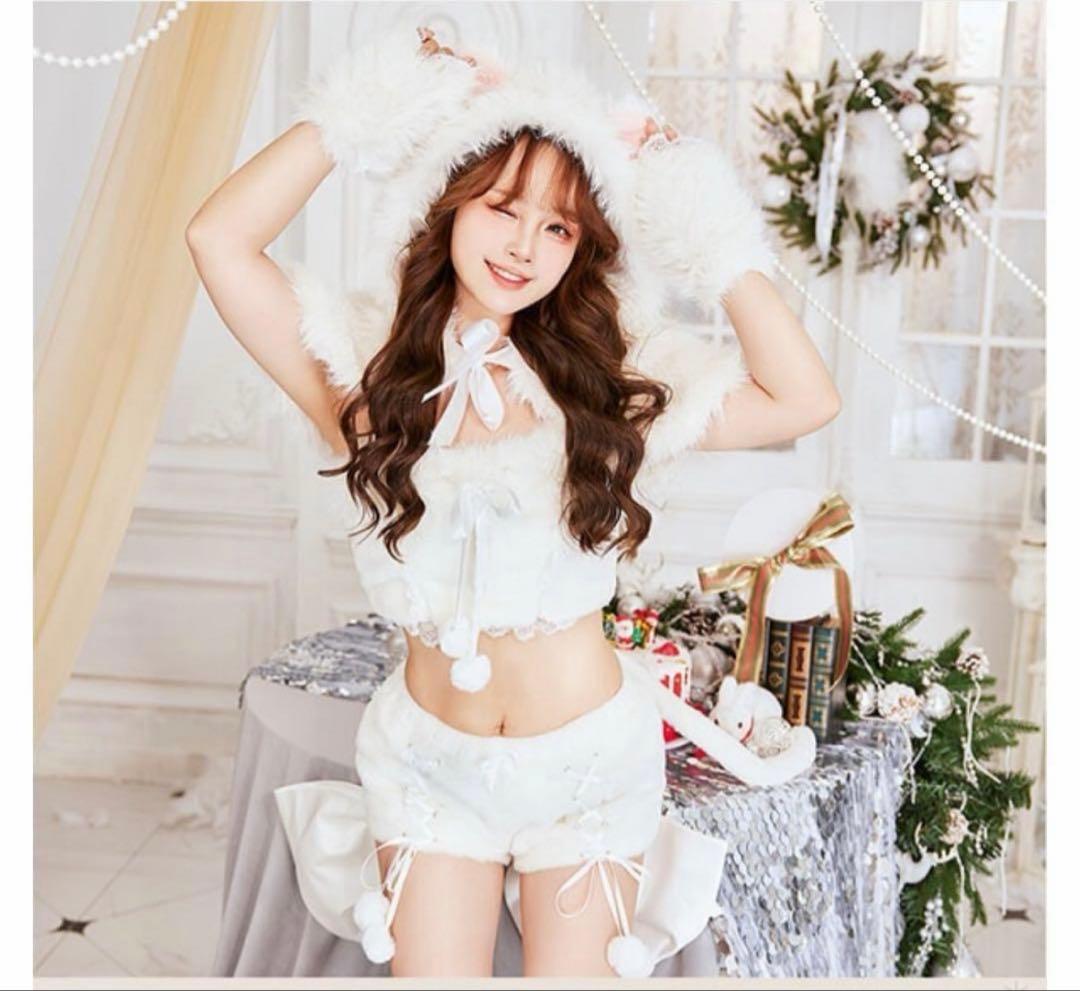 【即日発送】マリームーン Malymoon ふわふわメレンゲリボンキャットサンタ