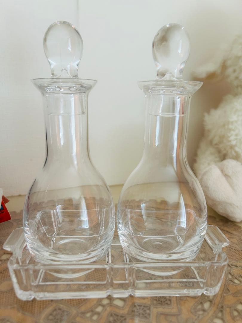 未使用、ガラスのサルサ、調味料ボトル