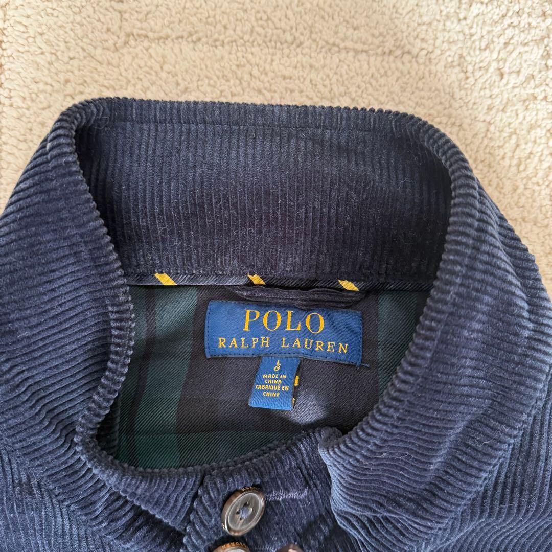 ポロラルフローレン　ハリントンジャケット　 コーデュロイ スイングトップ　L