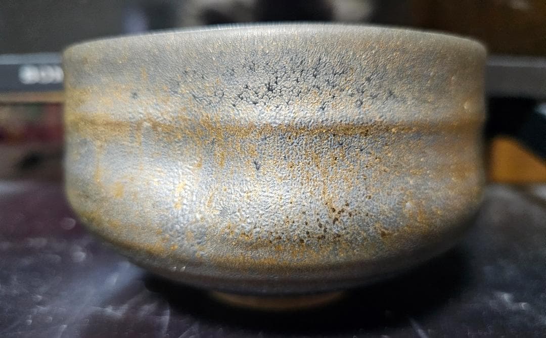 ル*２様 幕末から明治の布志名焼 金流し茶碗 珍品です