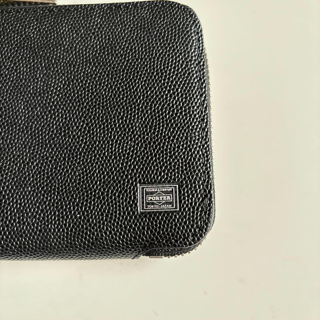 ポーター　コンパクト財布　黒