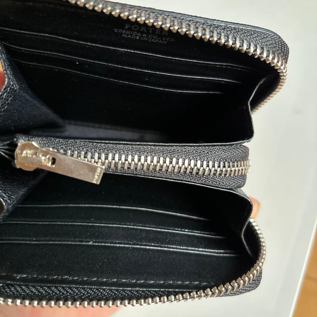 ポーター　コンパクト財布　黒