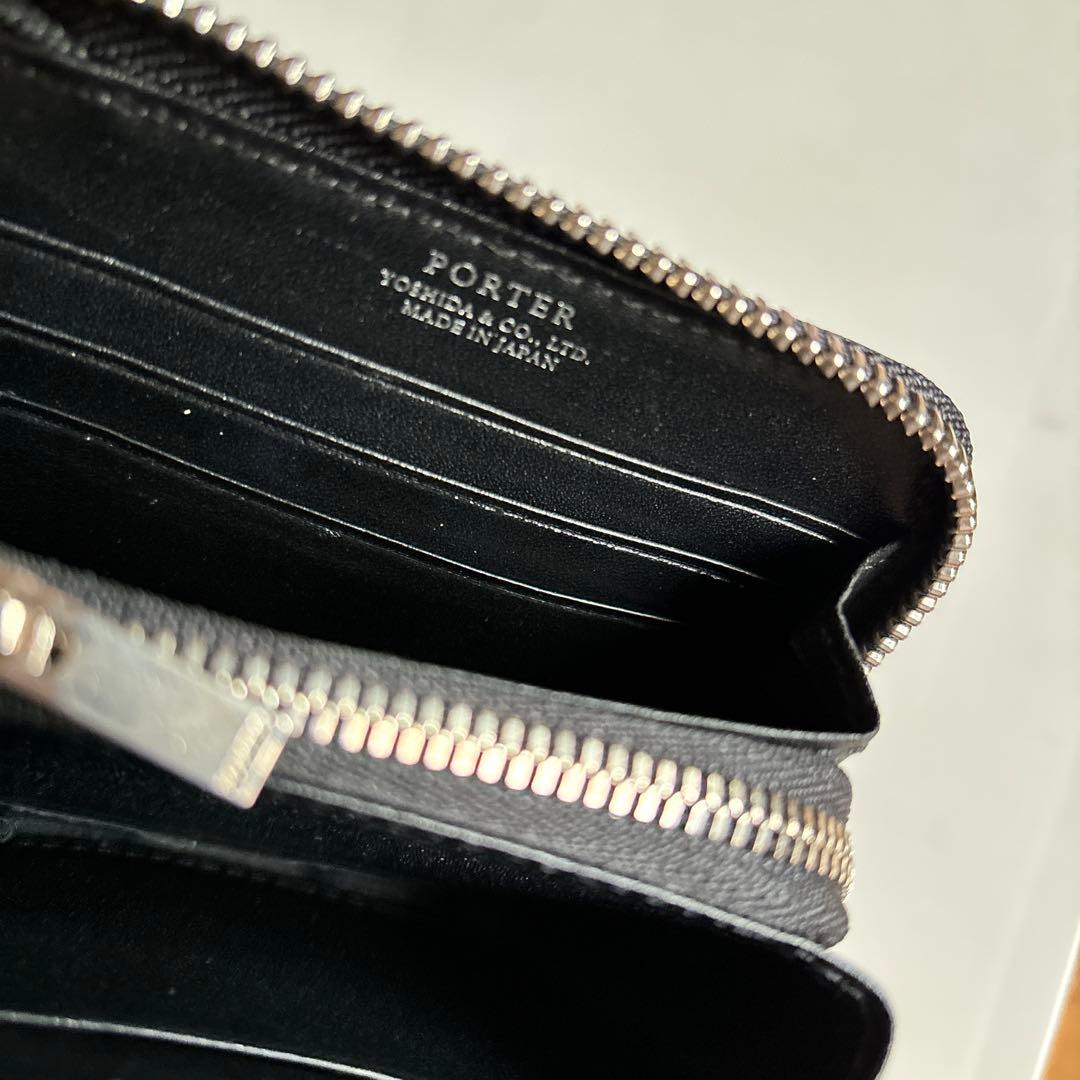 ポーター　コンパクト財布　黒