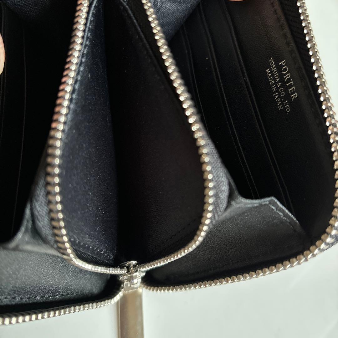 ポーター　コンパクト財布　黒