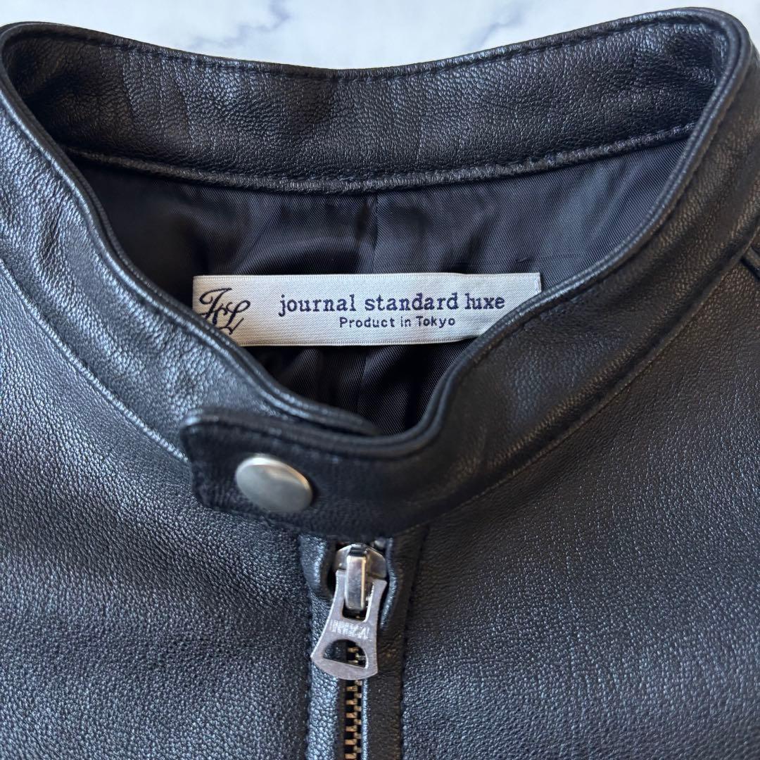 journal standard luxe レザーシングルライダース◆6823
