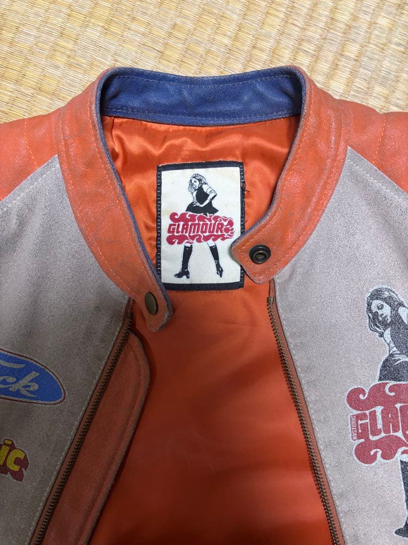 ヒステリックグラマー　クラックレザーライダース