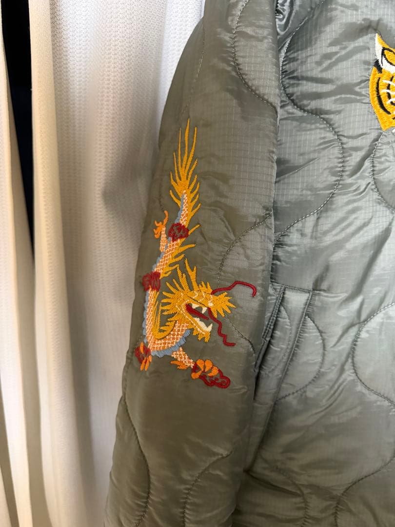 超美品　HOUSTON ナイロンリップベトナムジャケット　XL