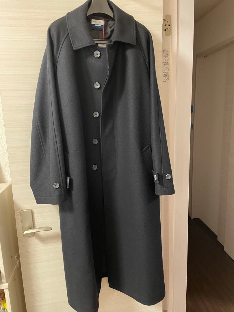 MAISONSPECIAL ユニセックス ブラック バルマカンコート