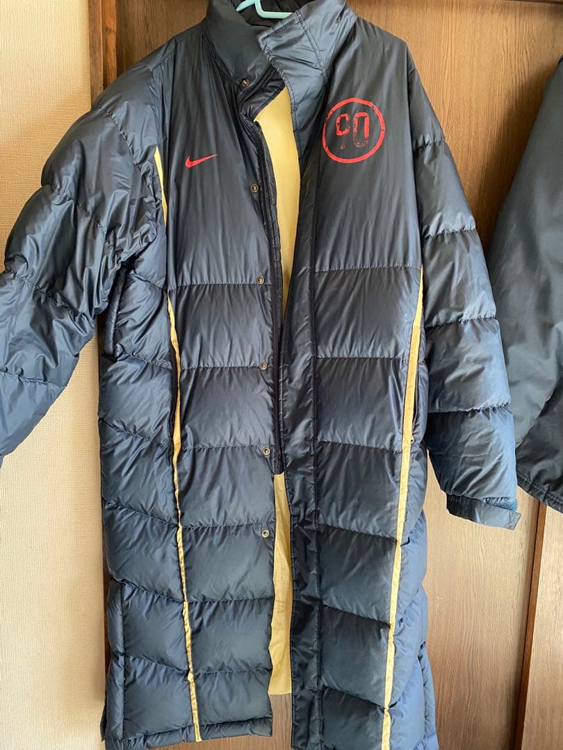 Nike ベンチコート トータル90 L 黒/黄色