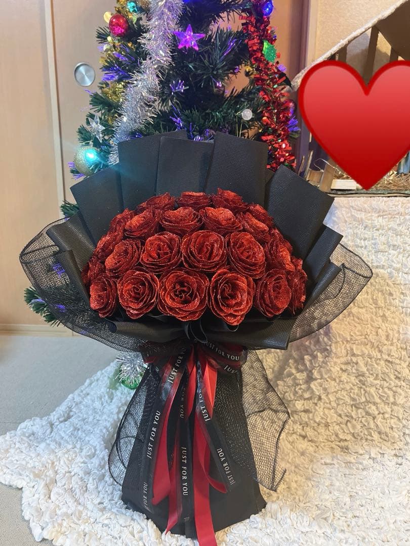 ソープフラワー薔薇 お誕生日 ・記念日 プレゼント 花束