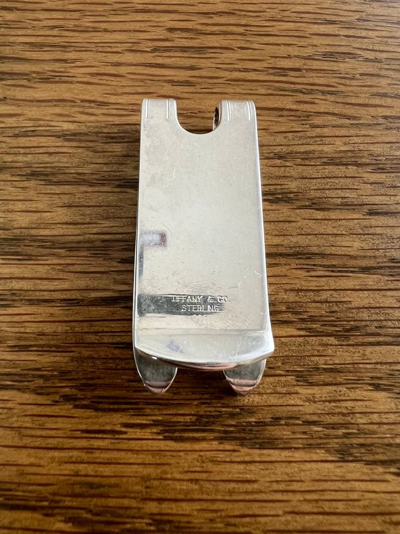 ティファニー　マネークリップ　スキー　シルバー　Tiffany CO