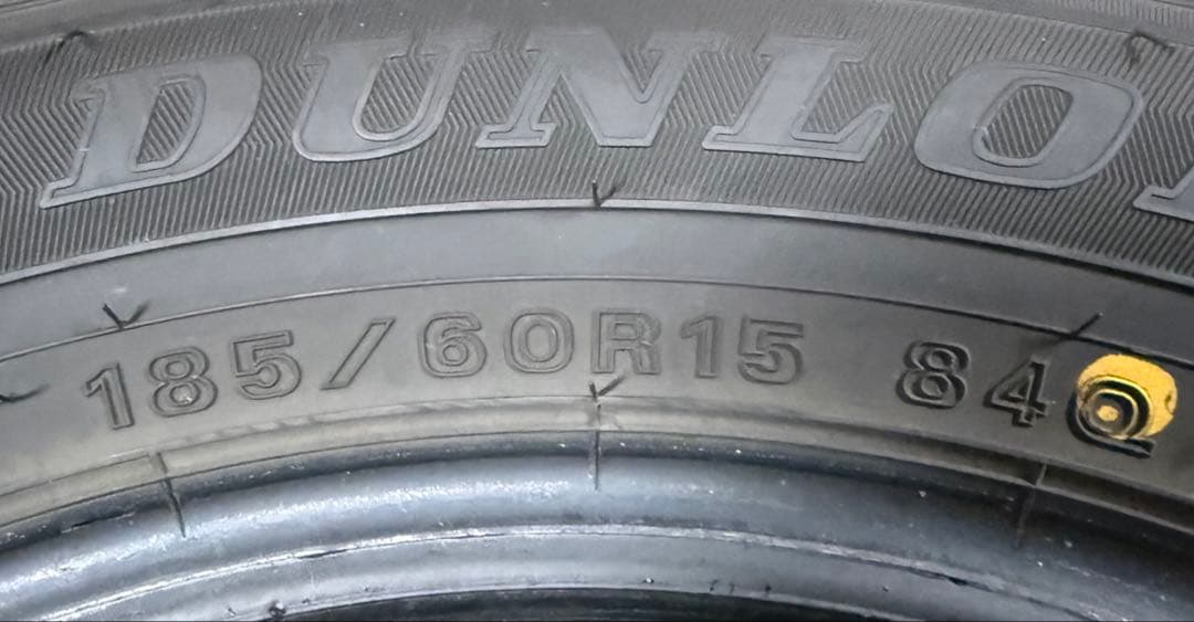 mocomoco②24年製 ダンロップ 185/60R15 2本 送料無料