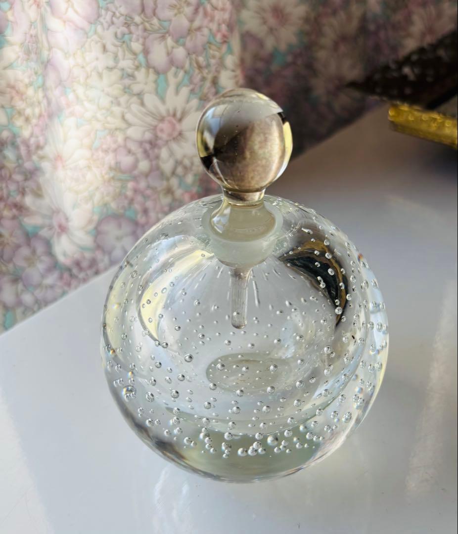 気泡　バブル　香水瓶　希少　インテリア　ヴィンテージ/検索A.D.Copier