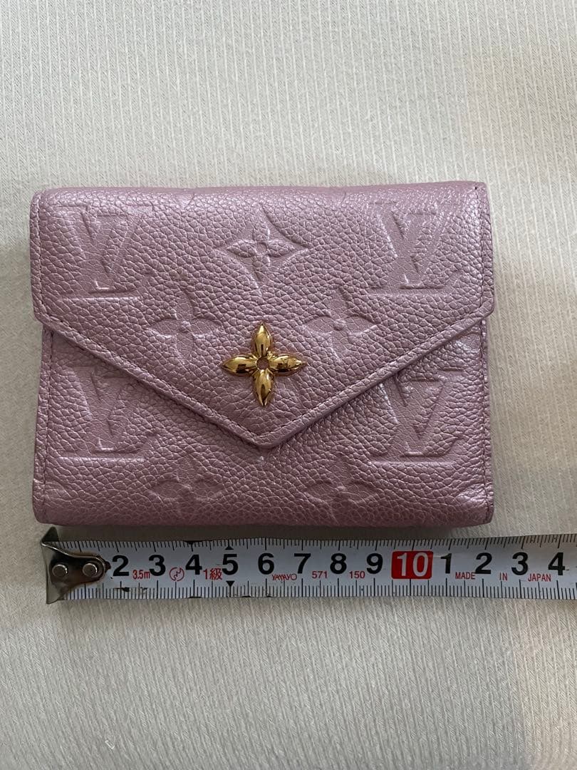 LOUIS VUITTON ラベンダー 三つ折り財布