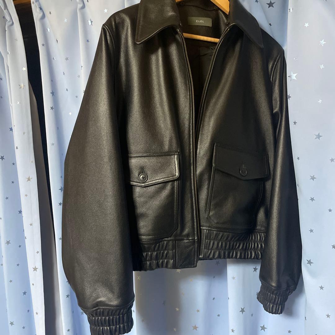 CLEL 牛革/カウレザー G-1ブルゾン