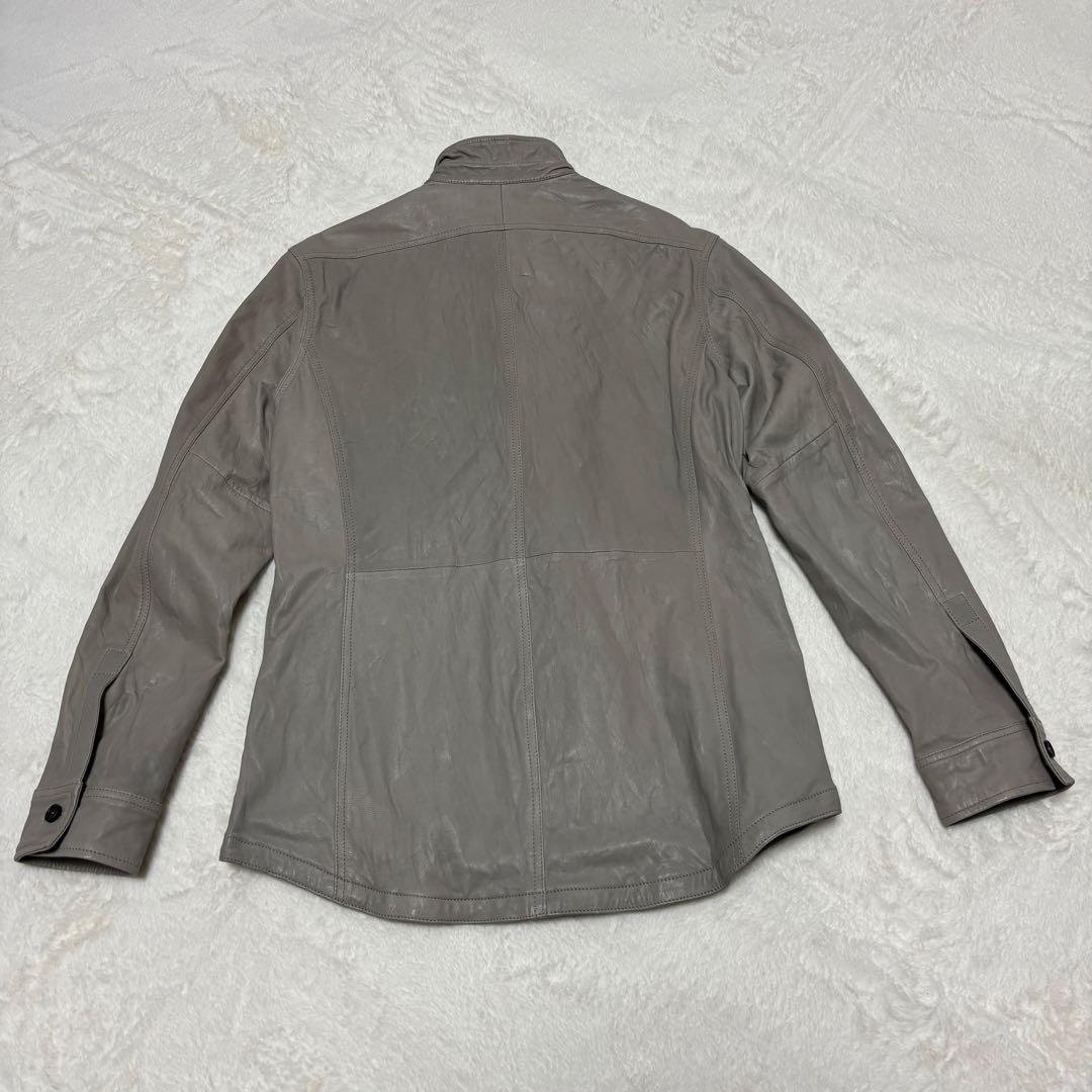 ◆美品◆良品◆ JOSEPH HOMME レザージャケット やぎ革 ＬＬ相当