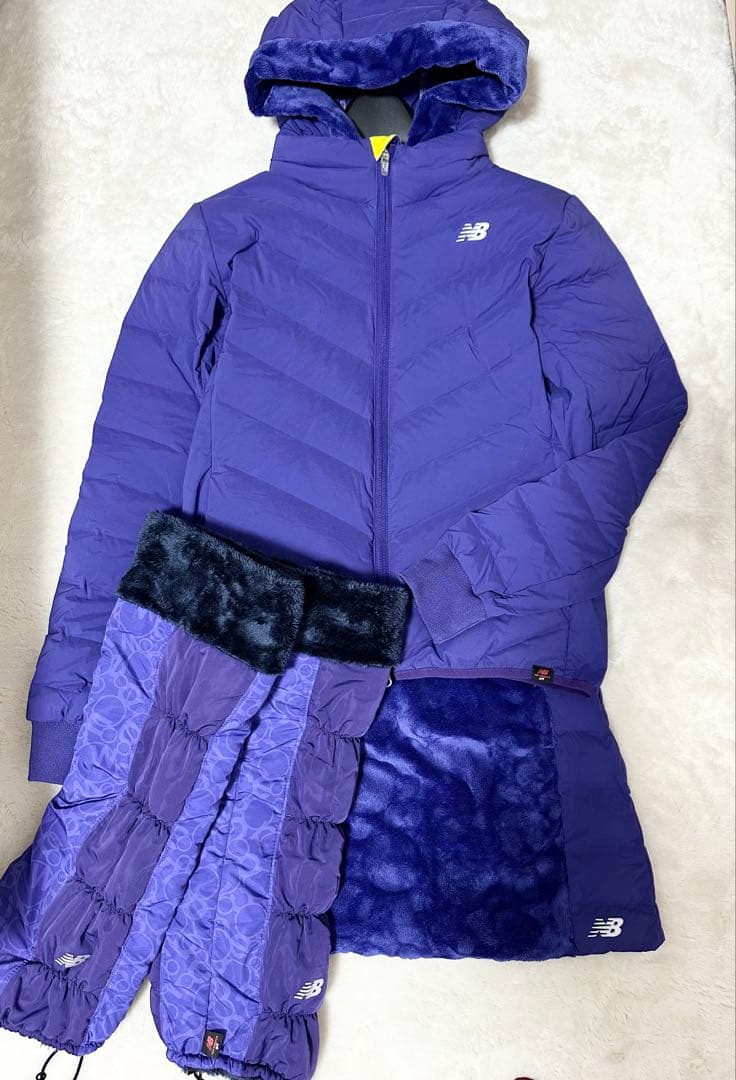 ニューバランスゴルフ　ブリーフィング　デサントダウン　ブルゾン　点セット